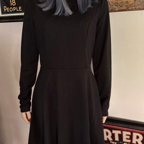 Gypsy Warrior Black Long Sleeve Ponte Dress - Picture 2 of 5